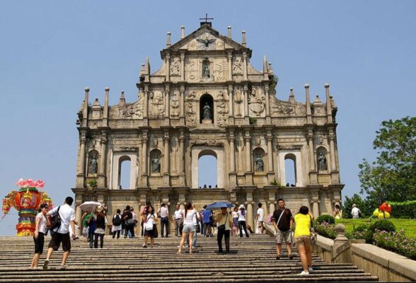 The ruins of st. Paul’s