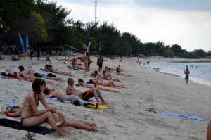 Turis Di Pantai Gili Trawangan