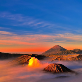 Jalan menuju Lokasi Gunung Bromo