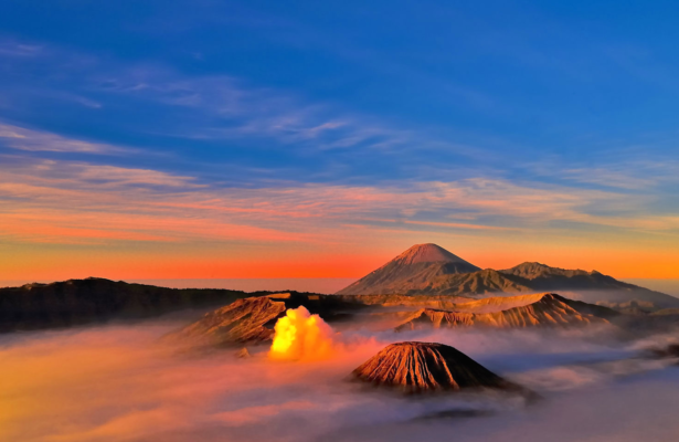 Jalan menuju Lokasi Gunung Bromo
