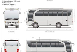 Macam-macam Ukuran dan Tipe Bus Pariwisata