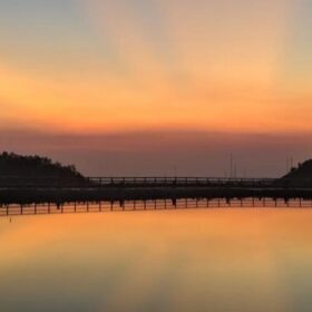 Sunset di Embung Nglanggeran