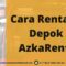 Cara Rental Bus Depok di AzkaRentcar
