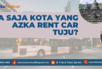Apa Saja Kota yang Azka Rent Car Tuju?
