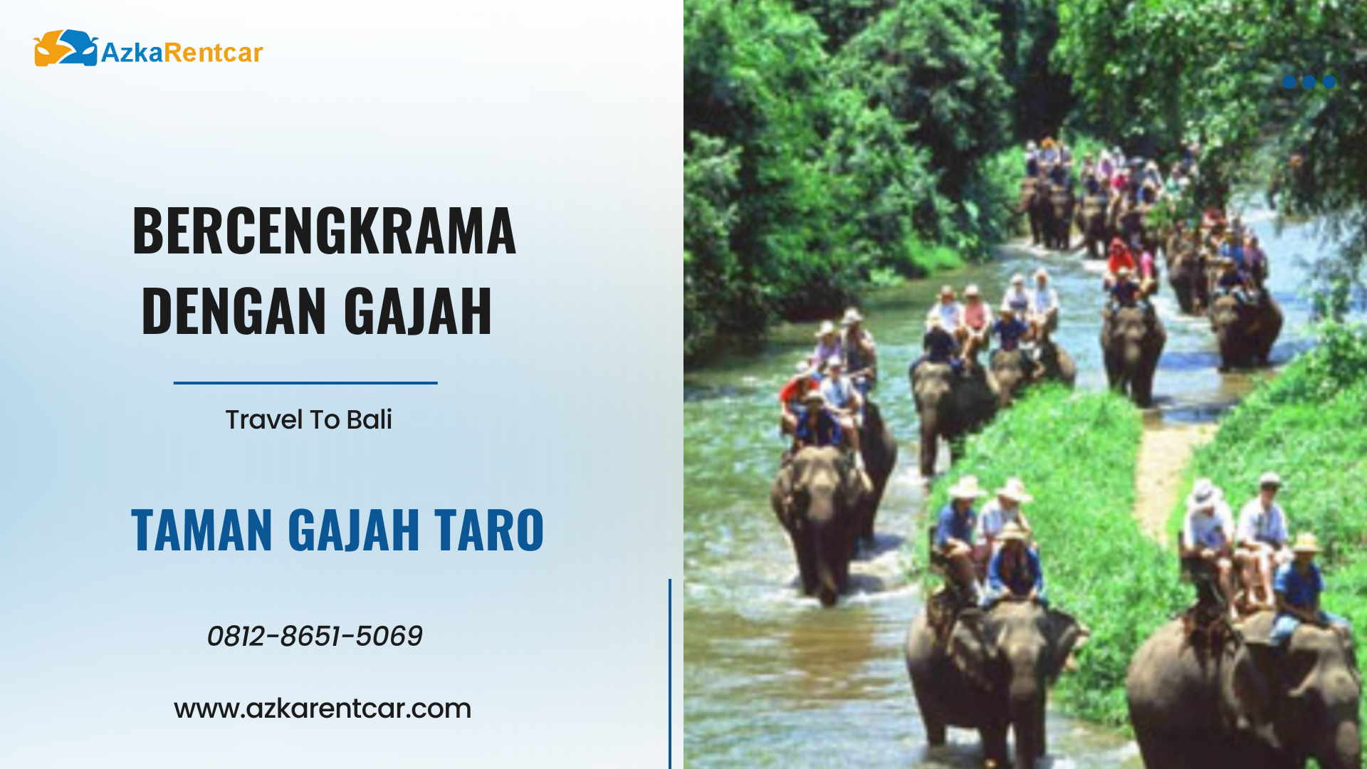 Bercengkrama dengan Gajah di Taman Gajah Taro 1