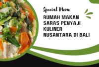 Rumah Makan Saras Penyaji Kuliner Nusantara Di Bali