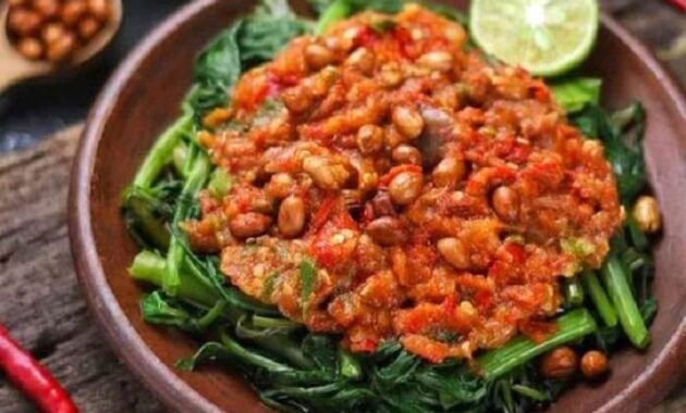 Plecing Kangkung Khas Lombok