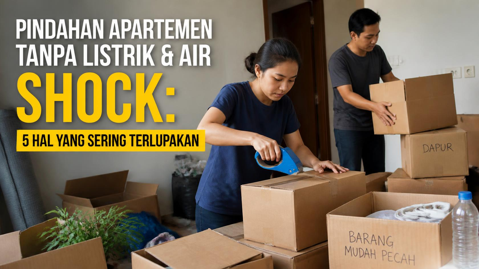 Listrik & Air di Apartemen Baru Bikin Kaget Hindari 5 Kesalahan Ini Saat Pindahan!