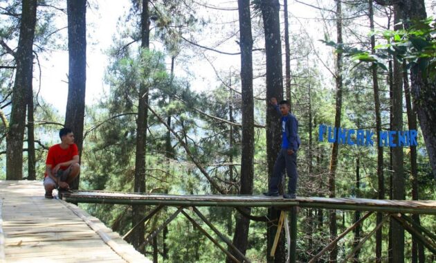 Tempat wisata bernama Puncak Menir di Kabupaten Bogor (dok. Instagram @puncakmenir).(dok. Instagram @puncakmenir)